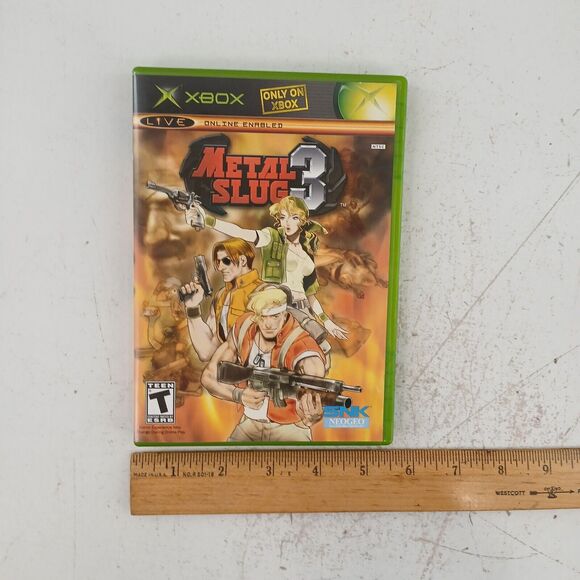 Metal Slug 3 - Original Microsoft Xbox - Tested - Authentic Complet with Manual - Picture 11 of 13